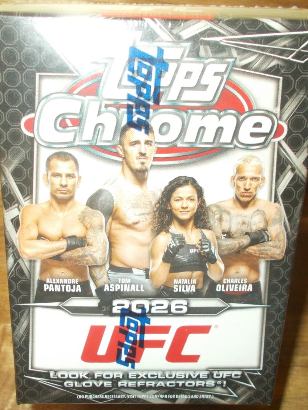 2026 Topps Chrome UFC Blaster Box SEALED 6 PACK 24 CARDS MMA Conor McGregor